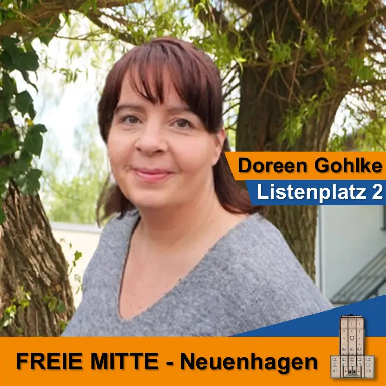 Doreen Gohlke Listenplatz 2 FREIE MITTE Neuenhagen