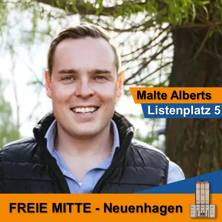Malte Alberts Listenplatz 5 FREIE MITTE Neuenhagen
