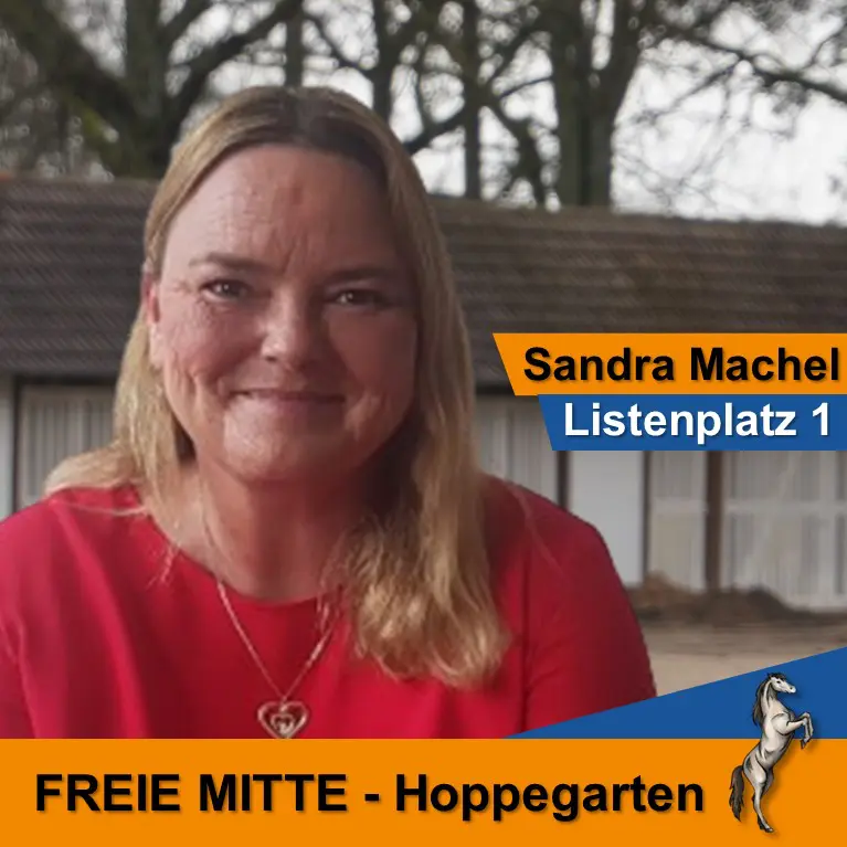 Sandra Machel Listenplatz 1 FREIE MITTE Hoppegarten